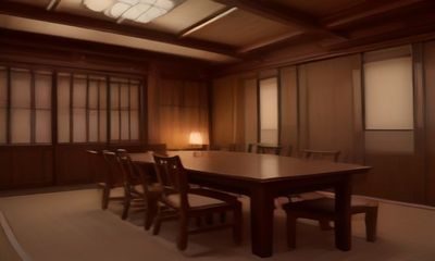 澳门葡京人行政套房宽敞起居室，现代奢华风格家具与艺术品点缀，阳台可俯瞰澳门全景